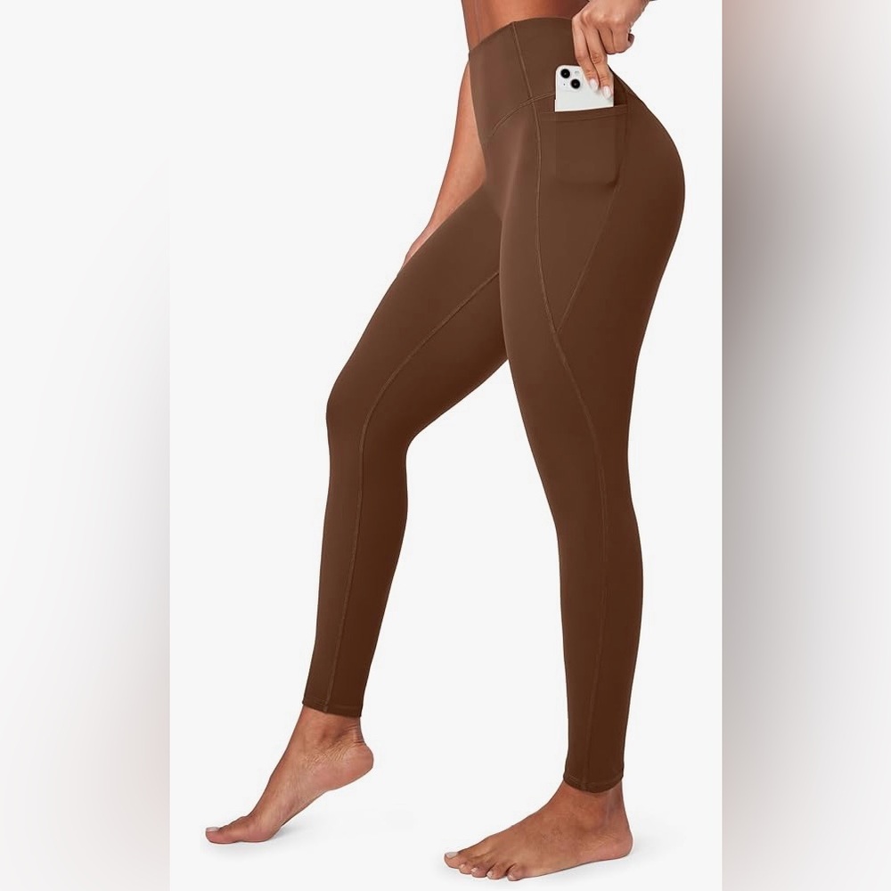 ✨NWT✨Brown Women's Leggings with Pocket